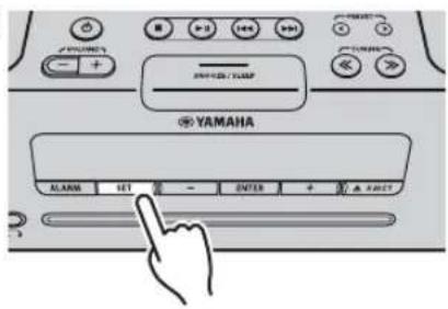 YAMAHA TSXB72 - Setting the alarm time and alarm type - 2