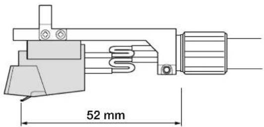 YAMAHA GT5000 - Réglez la position de la cellule. - 1