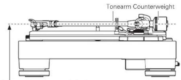 AUDIO TECHNICA ATLP7 - Setting tonearm balance - 3