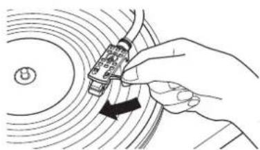 AUDIO TECHNICA ATLP7 - Lecture d'un disque - 2
