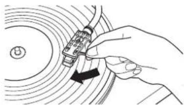 AUDIO TECHNICA ATLP7 - Reproduzir um disco - 2