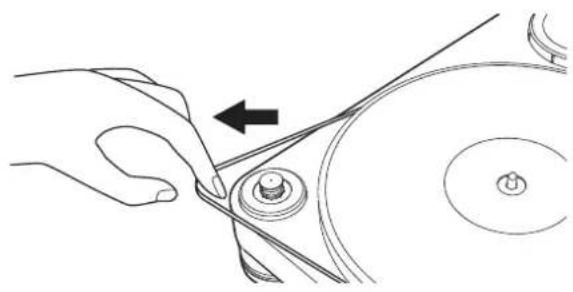 AUDIO TECHNICA ATLP7 - Replacing the belt - 1