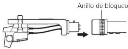 AUDIO TECHNICA ATLP7 - Montaje del brazo fonocaptor - 1