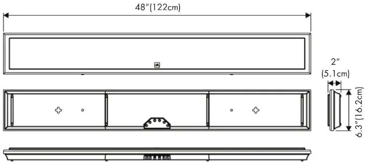 Martin Logan Motion SLM X3 - DIMENSIONAL DRAWINGS MARTINLOGAN MOTION SLM X3 - 1