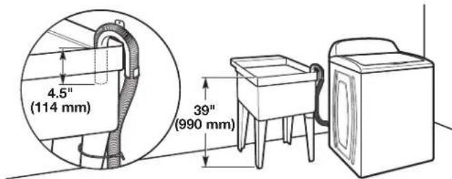 MAYTAG MVW6230HC - Laundry tub drain system - 1