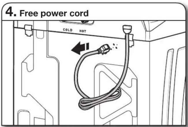 MAYTAG MVW6230HC - Remove shipping base - 3