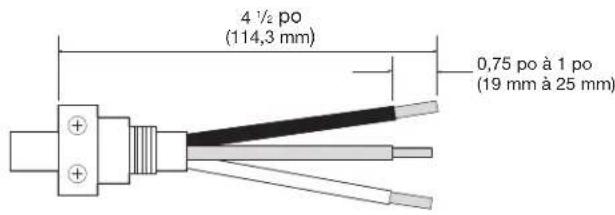 MAYTAG MDB8959SKB - Longueur de cable suggerée en lien avec le serrecables - 1