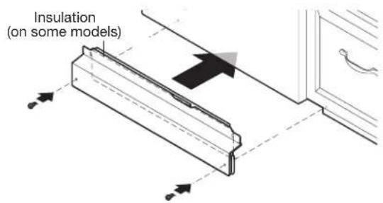 MAYTAG MDB8959SKK - Reinstall toe and access panel and fasteners - 1