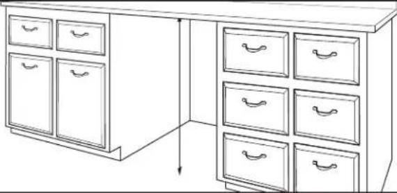MAYTAG MDB8959SKK - Mesure de l'ouverture d'encastrement - 1