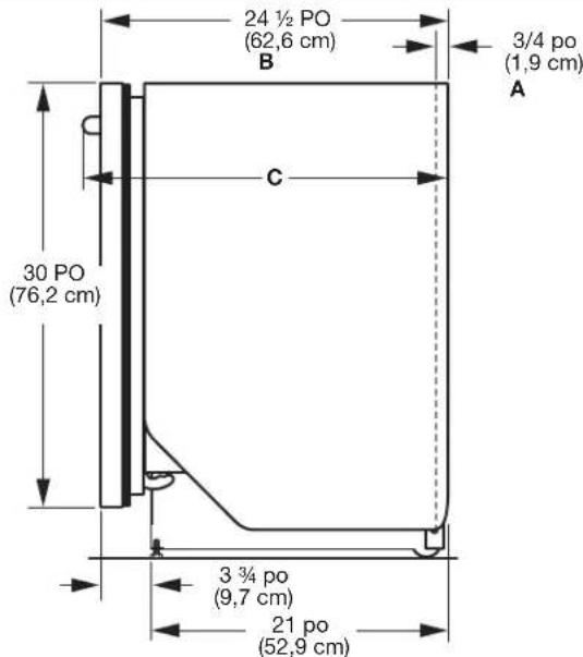 MAYTAG MDB8959SKK - DIMENSIONS D'OUVERTURE DU PRODUIT ET DE L'ARMOIRE : - 2