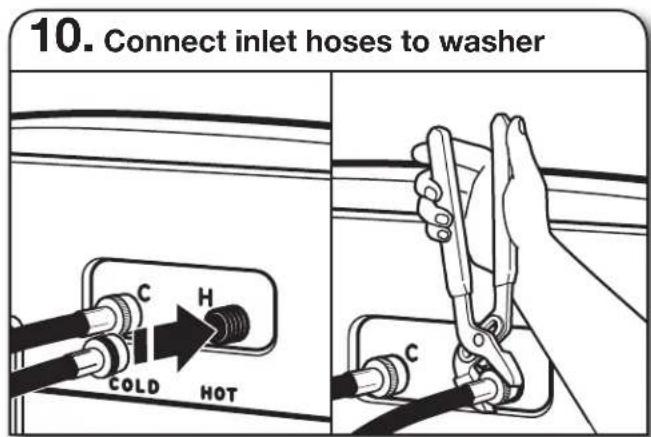 MAYTAG MVW7232HC - Connect Inlet Hoses - 3