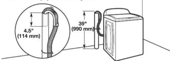 MAYTAG MVW7232HC - Floor standpipe drain system - 1