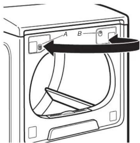 MAYTAG MED7230HC - Inversion de la gache - 1