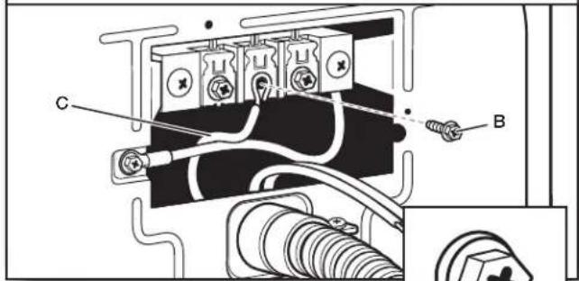 MAYTAG MED7230HC - Connect neutral wire - 1