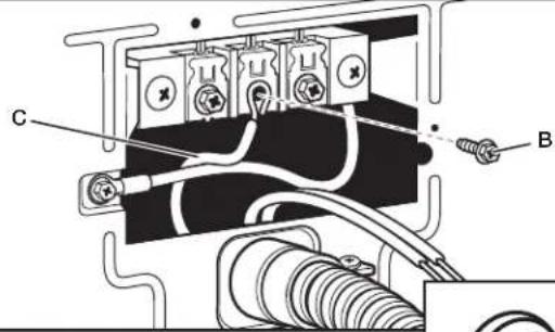 MAYTAG MED7230HW - Connecter le conducteur neutre - 1