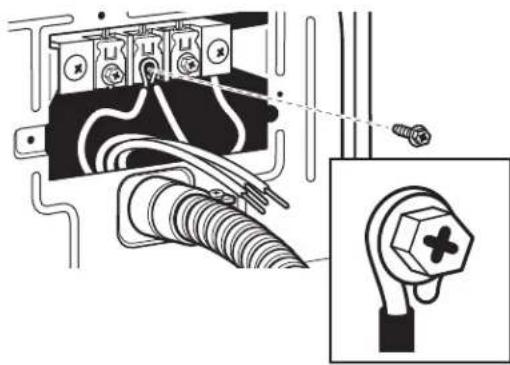 MAYTAG MLE22PDAYW - Connecting Ground and Neutral Wires (cont.) - 1