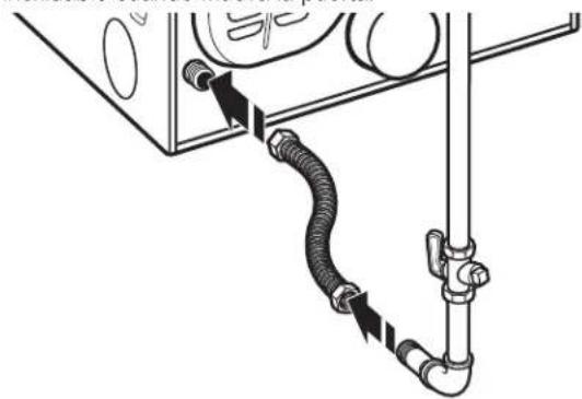 MAYTAG MLE22PDAYW - Conector flexible de metal para el aparato - 1