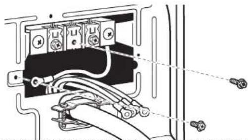 MAYTAG MLE22PDAYW - Raccordement du conducteur neutre - 1