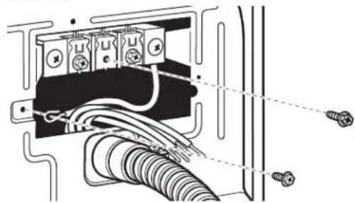 MAYTAG MLE22PDAYW - como hacer la connexion de los hilos a tierra y neutro - 1
