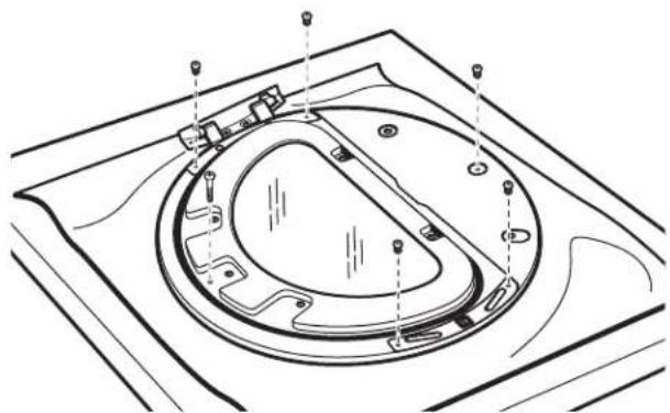 MAYTAG MLE22PDAYW - como quitar el ensamblaje de la puerta - 3