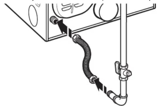 MAYTAG MLE22PDAYW - Raccord métallique flexible pour apparéil menager : - 1