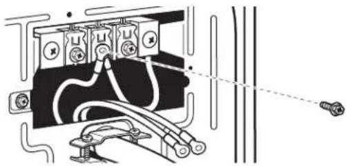 MAYTAG MLE22PDAYW - Raccordement du conducteur neutre - 2