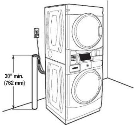 MAYTAG MLE22PDAYW - Standpipe drain system - wall or floor - 2
