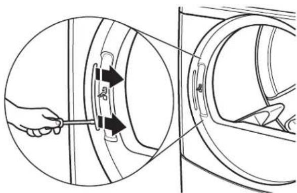 MAYTAG MLE22PDAYW - Inversion de la gache - 1