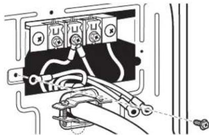 MAYTAG MLE22PDAYW - como hacer la conexión a tierra del cable directo - 1