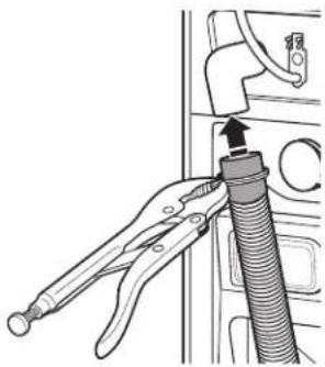 MAYTAG MLE22PDAYW - Remove drain hose from the washer drum - 2