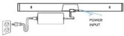 DEFINITIVE TECHNOLOGY Studio Advance - Conecte la barra de sonido a un conector de AC - 1