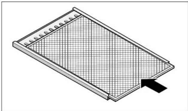 GAGGENAU AW 442 760 - Installing metal grease filter - 2