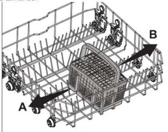 VIKING VDWU524SS - CESTA EXTRAIBLE PARA CUBIERTOS - 1