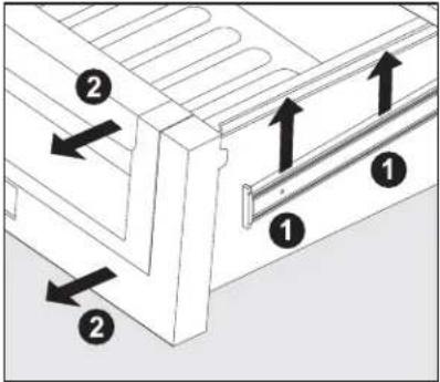 VIKING RVRF3361SS - To remove the Crisper Diagram for cleaning: - 1