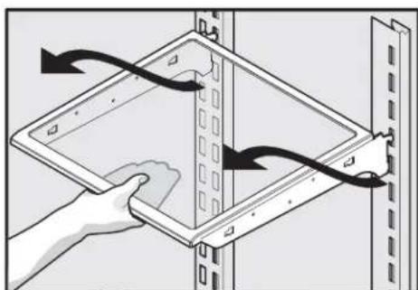 VIKING RVRF3361SS - To change the position of a shelf: - 2