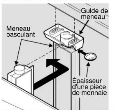 VIKING RVRF3361SS - Ajustement du meneau basculant : - 2