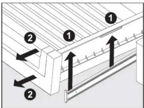 VIKING RVRF3361SS - To remove the Temperature Adjustable Cold Zone. Drawer for cleaning: - 1
