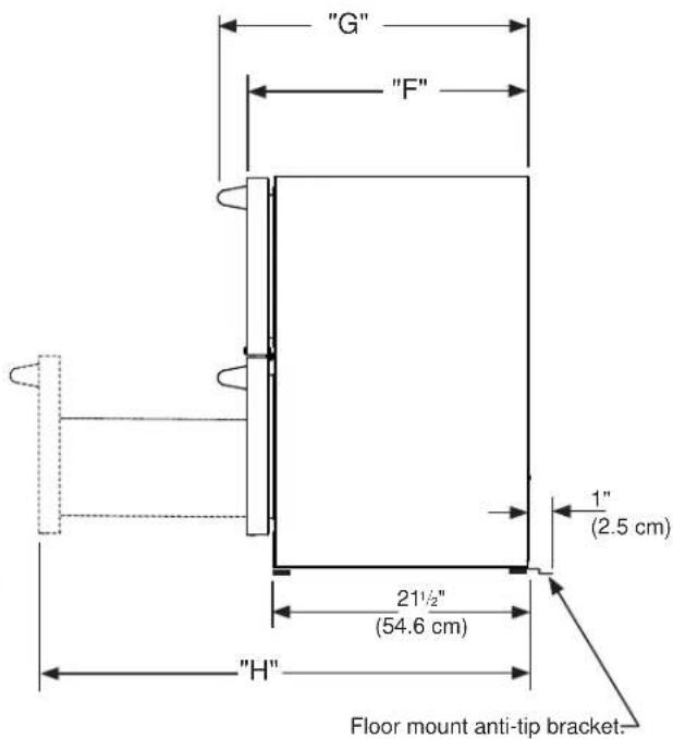 VIKING VDUI5240DSS - PRODUCT DIMENSIONS - 3