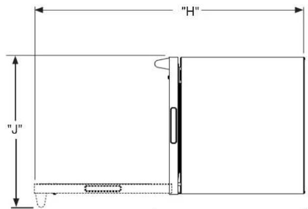 VIKING VRUI5240GLSS - PRODUCT DIMENSIONS - 1