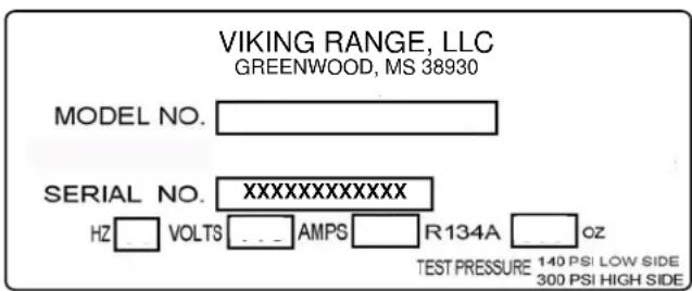 VIKING VRUI5240GLSS - Registro de garantía - 1