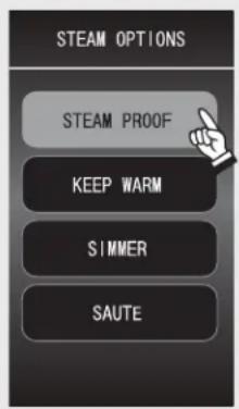 VIKING MVSOC530SS - STEAM OPTIONS (OPCIONES DE VAPOR) - 2