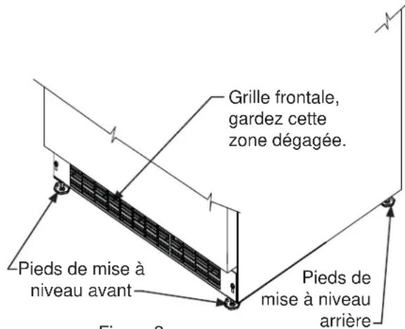 VIKING VRUI5240GRSS - Dégagements par rapport à l'armoire - 1