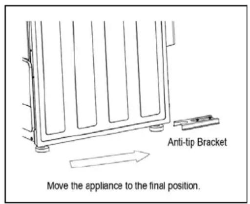 Avanti GR2414CW - BRIDE ANTIBASCULEMENT INSALLATION - 2
