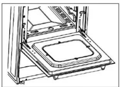 Avanti GR2414CW - REMOVING THE OVEN DOOR - 1