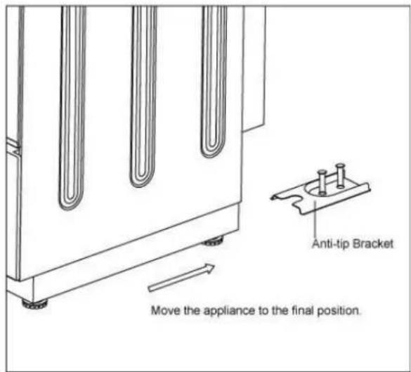 Avanti ERU240P3S - Y ANTI-TIP BRACKET INSALLATION - 2