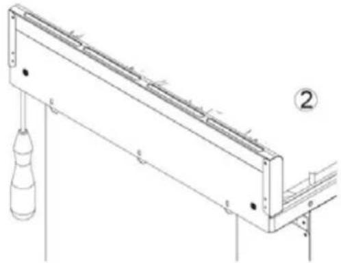Avanti ERU240P3S - Installation of the Backsplash - 2