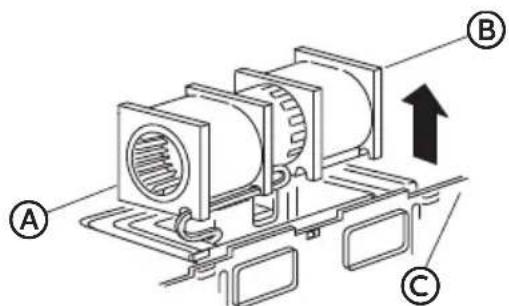 Avanti MOTR13D3S - ADAPTE EL SOPLADOR DEL HORNO DE MICROONDAS PARA EL DUCTO DE ESCAPE SUPERIOR EXTERNO - 2
