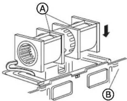 Avanti MOTR13D3S - ADAPTER LE VENTILTATEUR POUR UNE ÉVACUATION EXTÉRIEURE PAR LE HAUT - 5