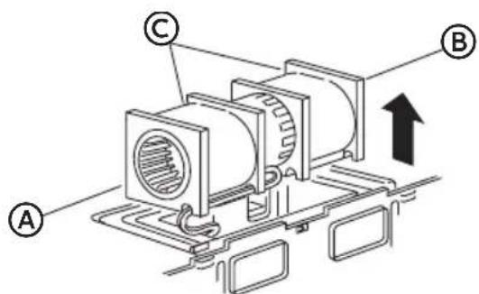 Avanti MOTR13D3S - ADAPTER LE VENTILTATEUR POUR UNE ÉVACUATION EXTERIEURE PAR L'ARRÊRE - 2
