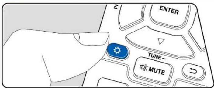 ONKYO TXSR393 - Commandes du menu - 1